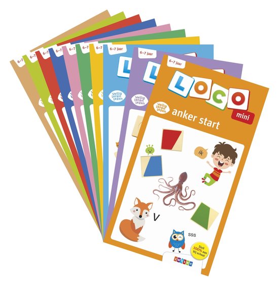 Loco Mini - Pakket Loco mini veilig leren lezen Zoem - cover