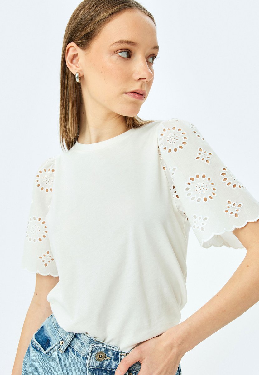 Korte mouw Ronde kraag T-Shirt