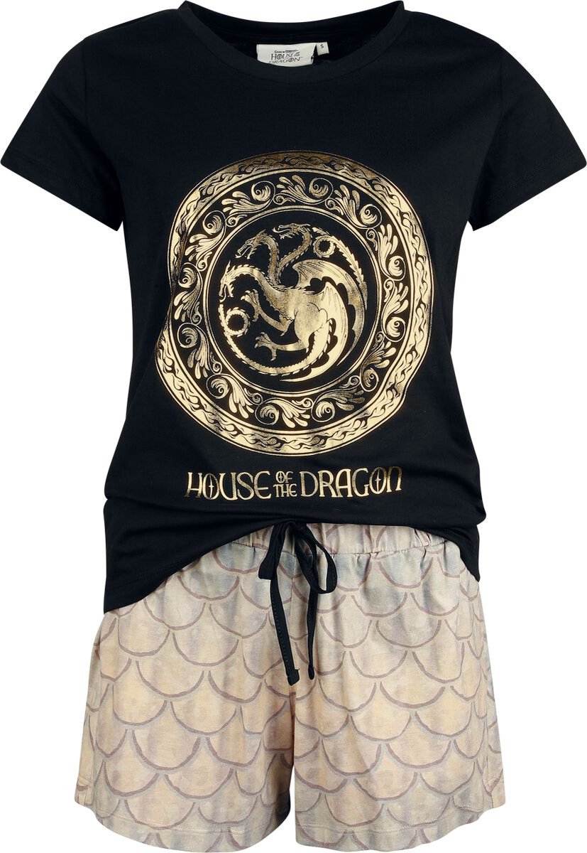 Game of Thrones House of the Dragon Pyjama meerkleurig Katoen multicolor