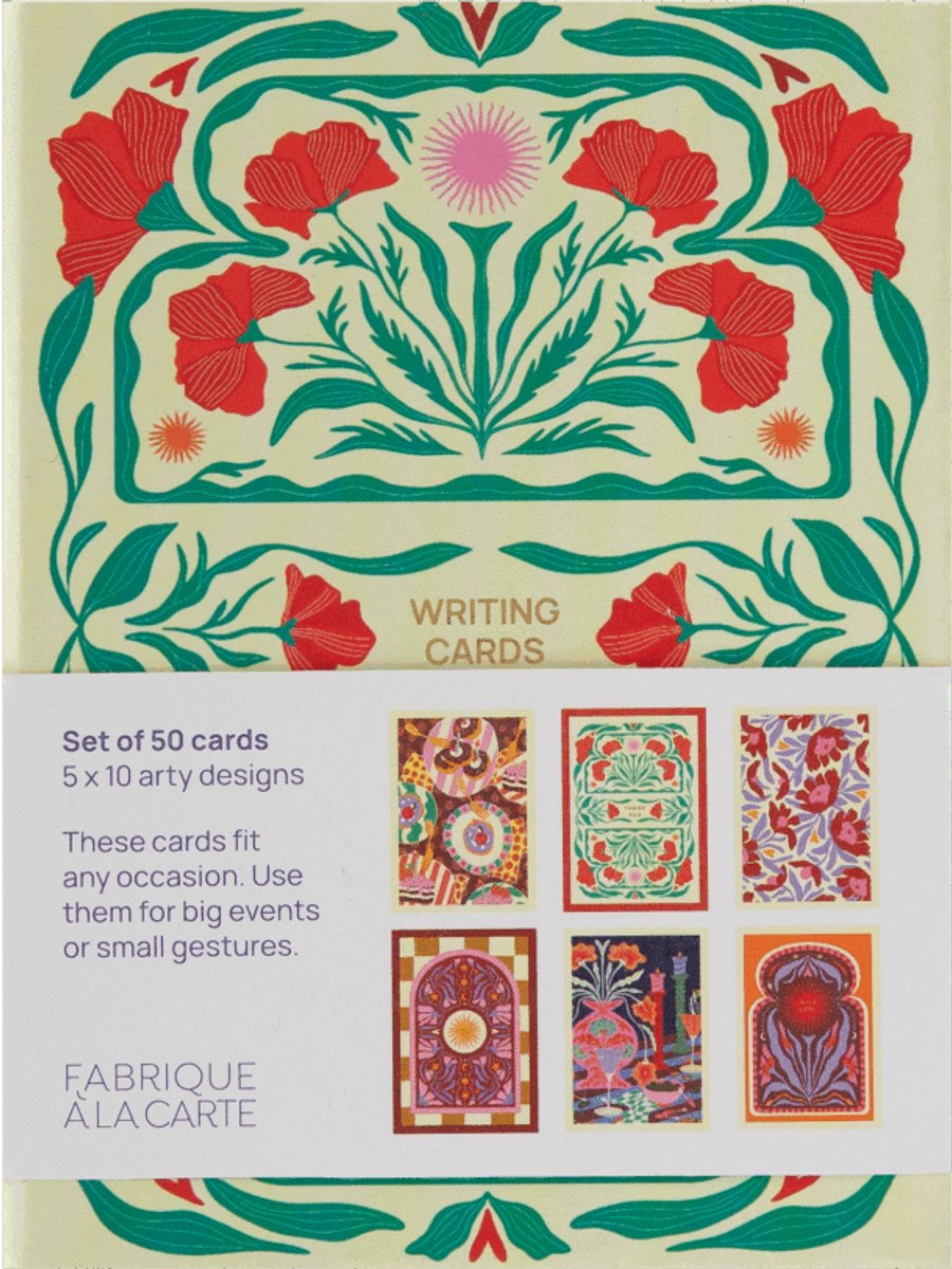 Fabrique - Schrijfkaarten - Writing Cards - Set van 50