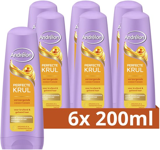 Andrélon - Conditioner - Perfecte Krul - 6 x 200 ml