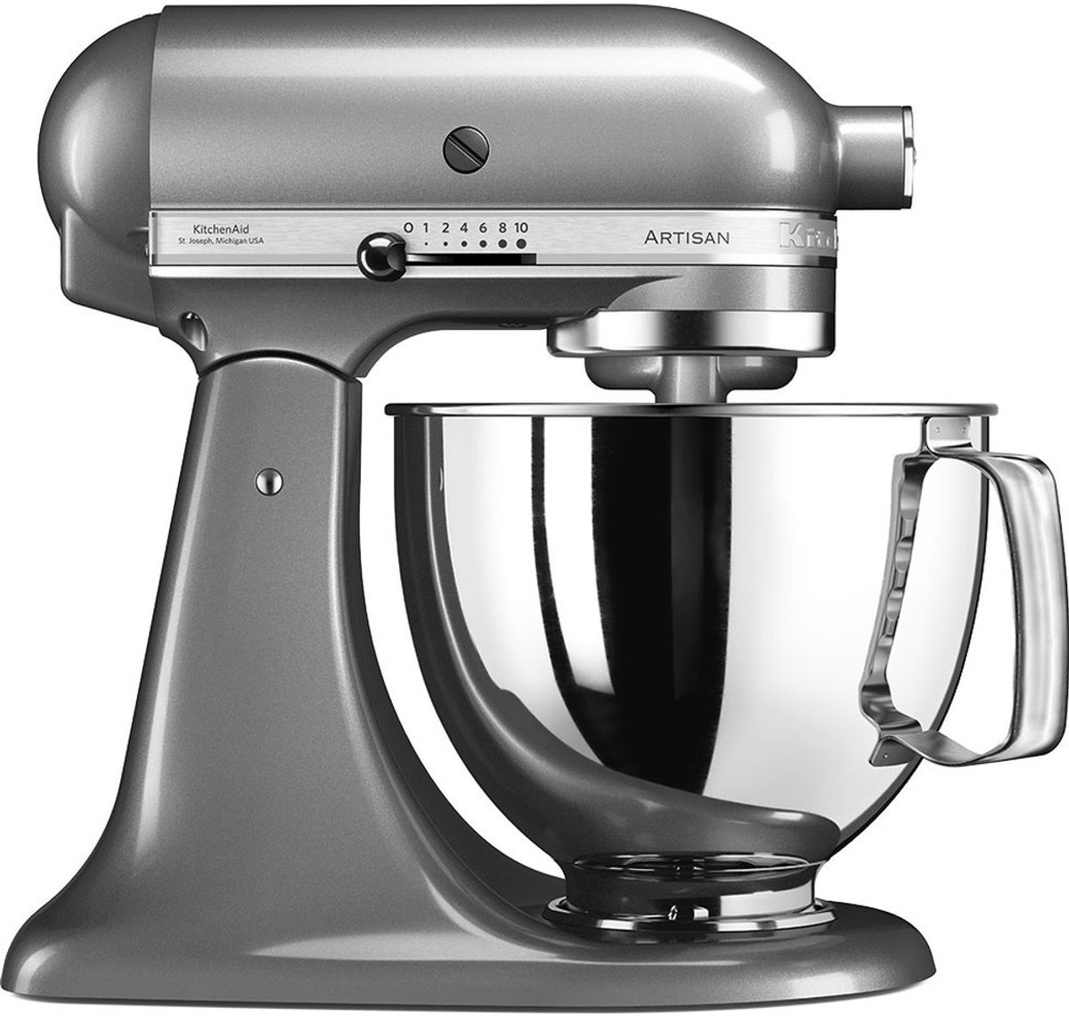 KitchenAid Artisan 5KSM125ECU - Keukenmachine - Contour Zilver