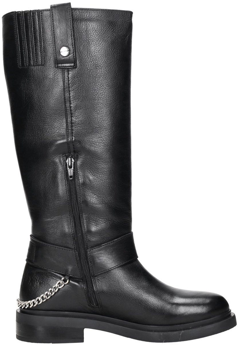 Lazamani - Leslie Dames Laarzen Leer Black - Maat 40