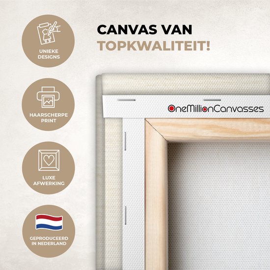 Toile Peinture Arch - Abstrait - Rose - 80x120 cm - Décoration murale