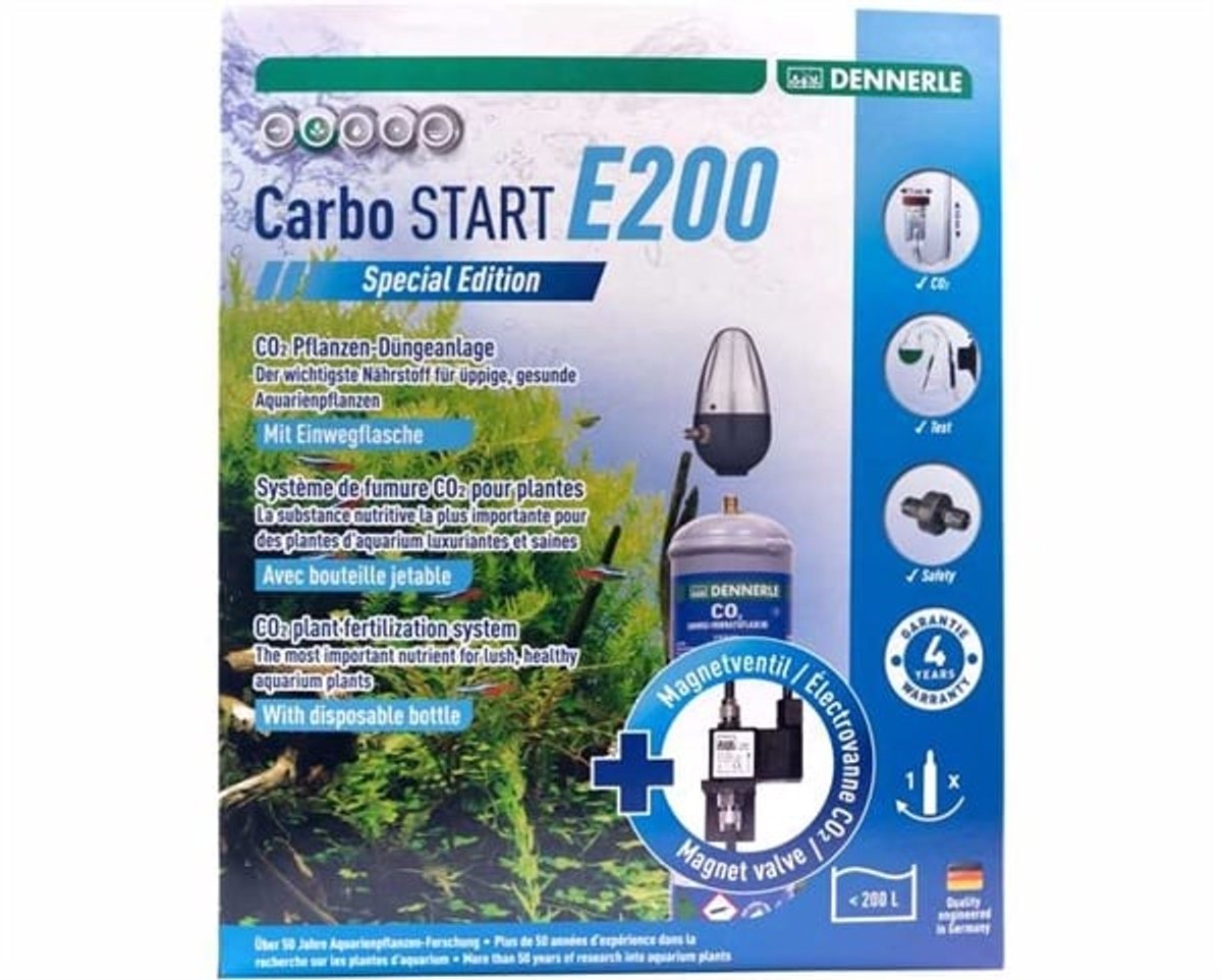 Dennerle CO2 Wegwerp Carbo Start E200 Special Edition