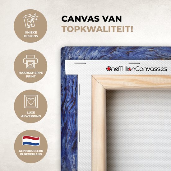 Toile Peinture Autoportrait - Vincent van Gogh - 30x40 cm - Décoration murale