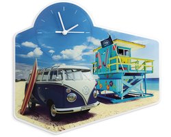 BRISA VW Collection - W T1 Bulli Bus wandklok van acrylglas