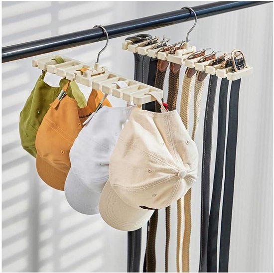 Relaxdays riemhanger, stropdashouder van metaal, ruimtebesparend, stropdassen & riemen, voor kledingkast, zilver Relaxdays riemhanger, stropdashouder van metaal, ruimtebesparend, stropdassen & riemen, voor kledingkast, zilver