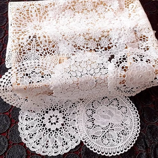 Beaded Placemats for Dining Table, 13 Inches Beaded Placemats for Farmhouse Decor and Kitchen Table Décor, Round Table Mats for Dining Tables, Non-Slip Place mat (Multi) - ALPHA Living HOME