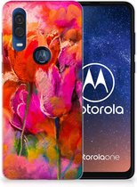 Hoesje maken Motorola One Vision Tulpen