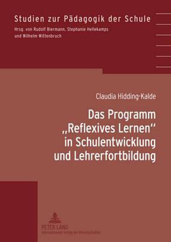 Das Programm "Reflexives Lernen". Seine Funktion in der päd ... - cover