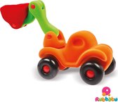 Rubbabu - Bully de Bulldozer large (oranje)