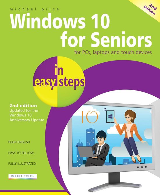 In Easy Steps - Windows 10 for Seniors in easy steps, 2nd Ed ... - cover