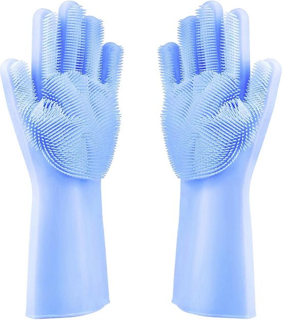 Happy Gloves Kwalitatieve Schoonmaak Handschoenen - Blauw | bol.com