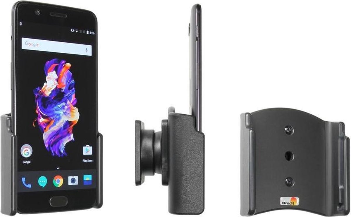 Brodit 511978 Auto Passieve houder Zwart voor OnePlus 5
