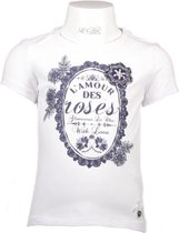 Le Chic Meisjes T-shirt - white - Maat 128