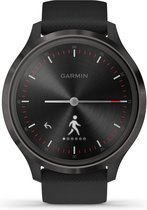 Garmin Vivomove 3 Hybrid Smartwatch - Echte wijzers - Verborgen touchscreen - Connected GPS - Gunmetal/Black