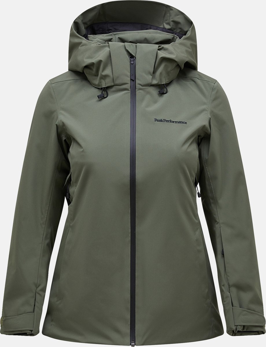 PEAK PERFORMANCE WOMEN’ ANIMA JACKET Pine needle Groen