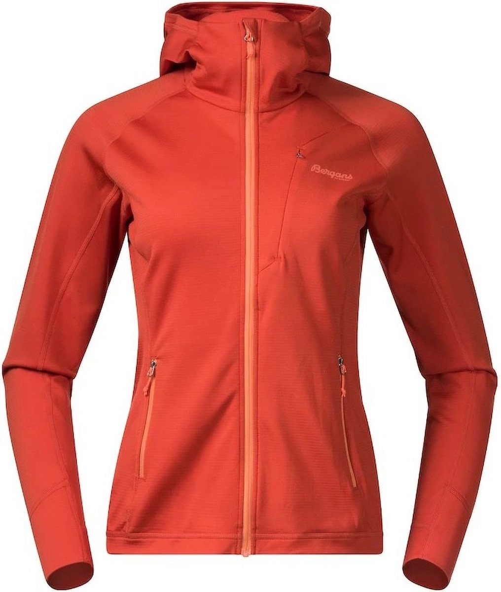 Bergans Skaland Hood Jacket Women, oranje Maat S