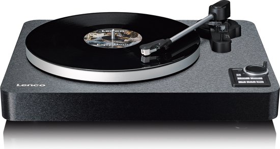 Lenco Platenspeler - Volledig automatische Platenspeler - Bluetooth en Voorversterker - LBTA-165BK - Zwart — afbeelding 3