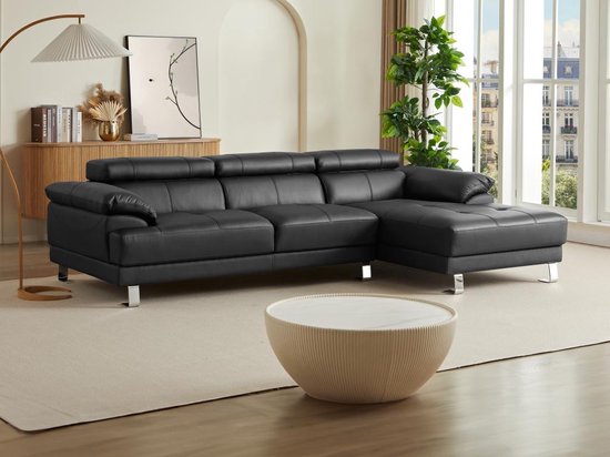 Foto: Meuba home hoekbank elisa u bank met bedfunctie en opbergruimte grijs ribstof velvet zetel slaapbank