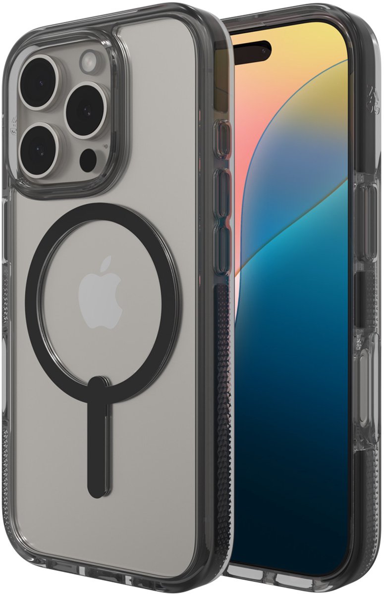 ZAGG - Santa Cruz Snap Mag geschikt voor iPhone 16 Pro Hoesje - zwart