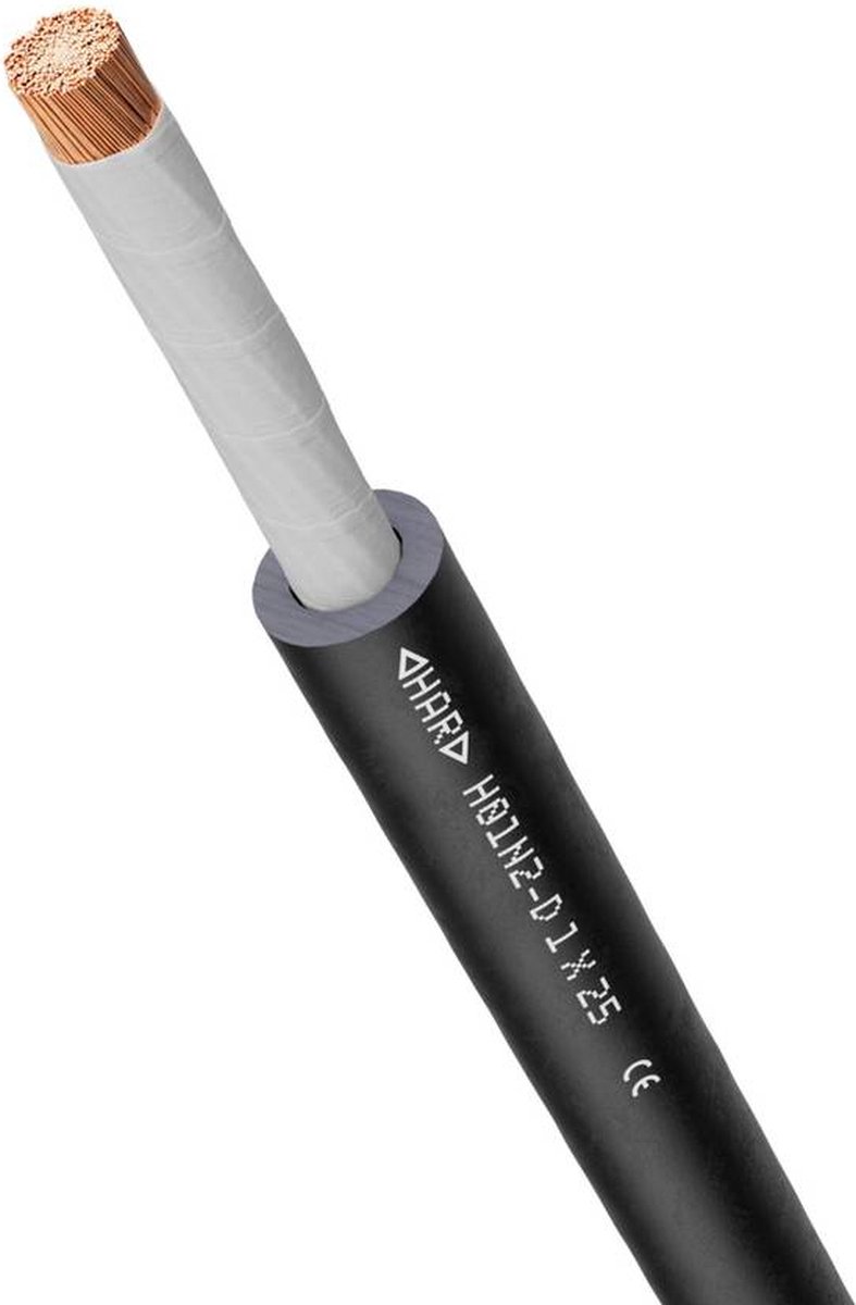 LAPP 2210700/25 Laskabel H01N2-D 1 x 16 mm² Zwart 25 m