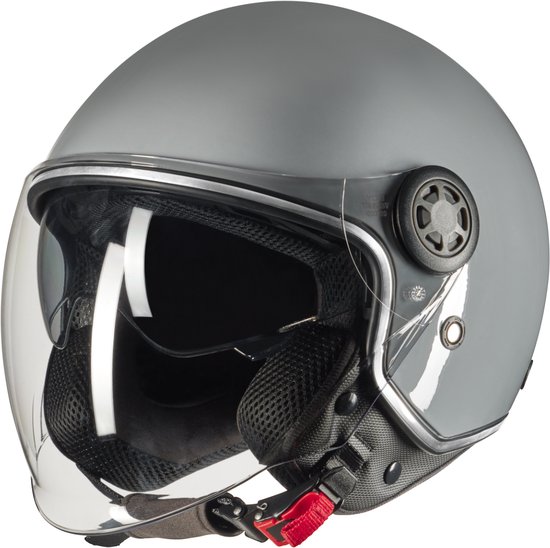 Helm Jet Viale S Sv Zwart - met vizier, brommer, motor, scooter - | Koop Je Scooter