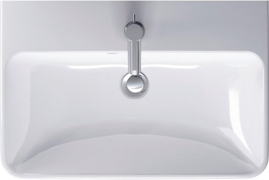Lavabo Compact, 600x400 mm, avec 1 trou, blanc alpin