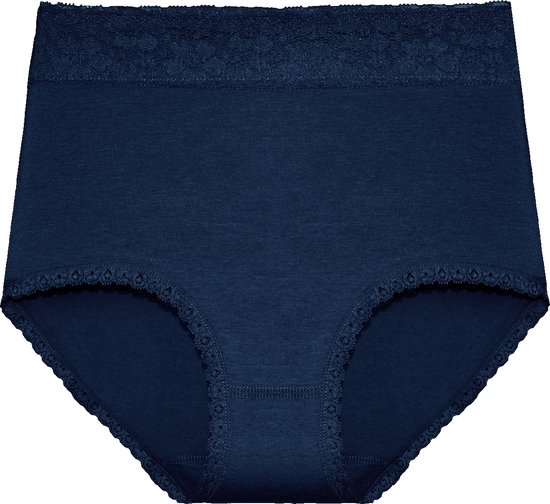 Gaubert 5-pak kanten dames taille slips - Kanten dames onderbroeken multipack katoen - Dames ondergoed - L