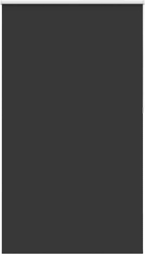 vidaXL - Store enrouleur - occultant - 125x230 - cm - largeur du tissu - 121,6 - cm - noir