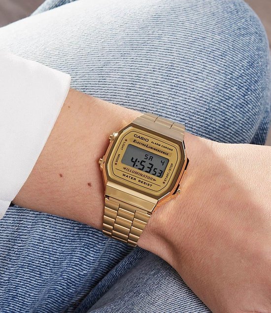 Casio Vintage Iconic A168WG-9EF Horloge 36,3 mm - Goudkleurig