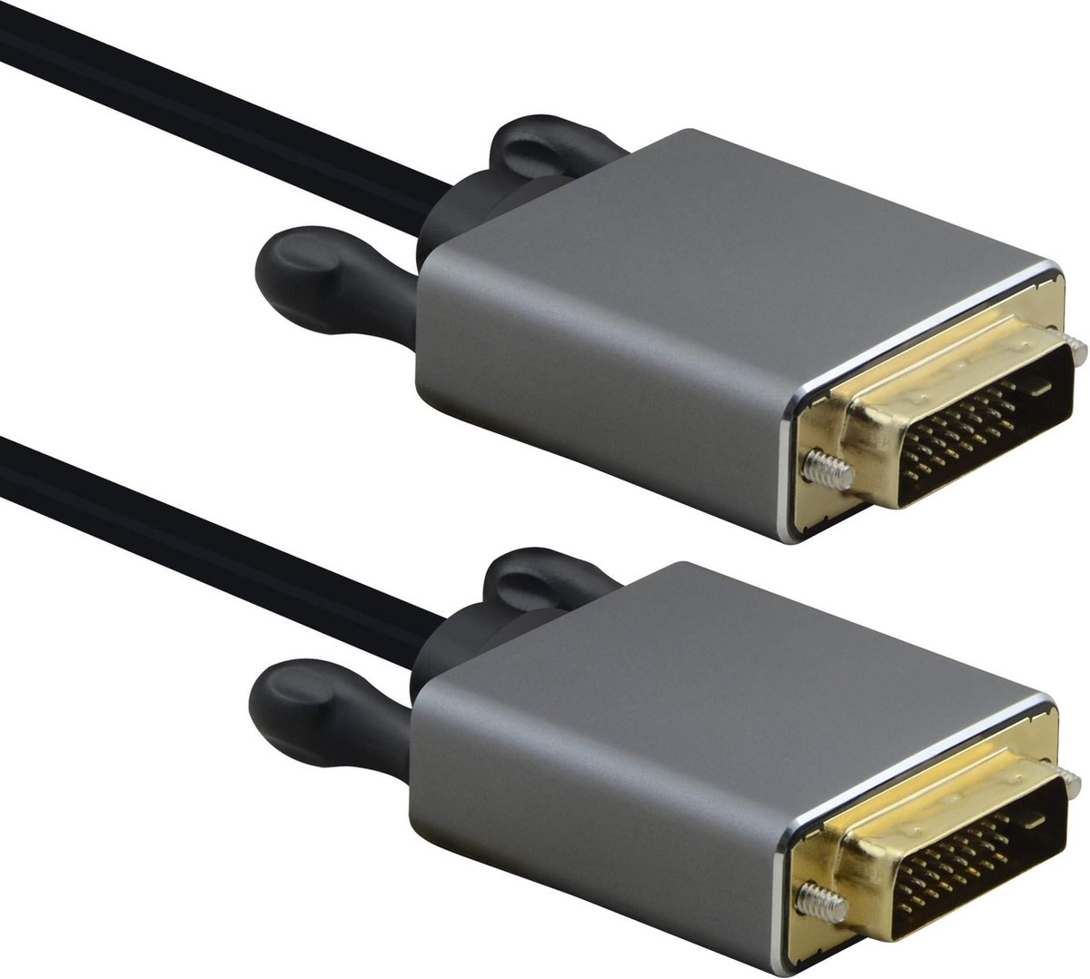 Anschlusskabel, DVI Stecker/Stecker, PREMIUM 4K, 5,0m, schwarz