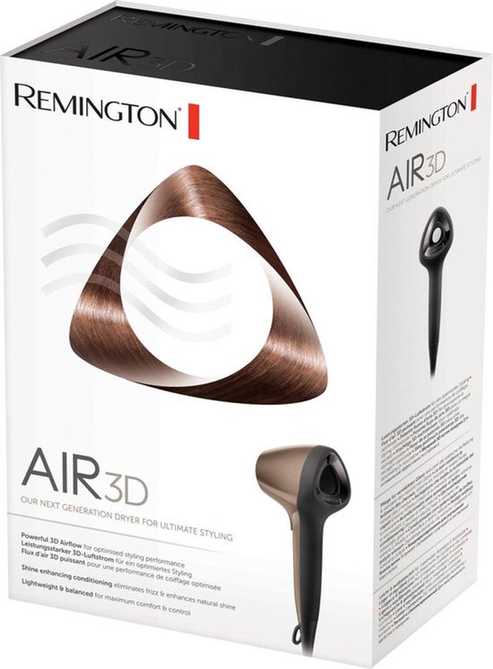 Remington D7777 Air3D Haardroger Brons - Fohn