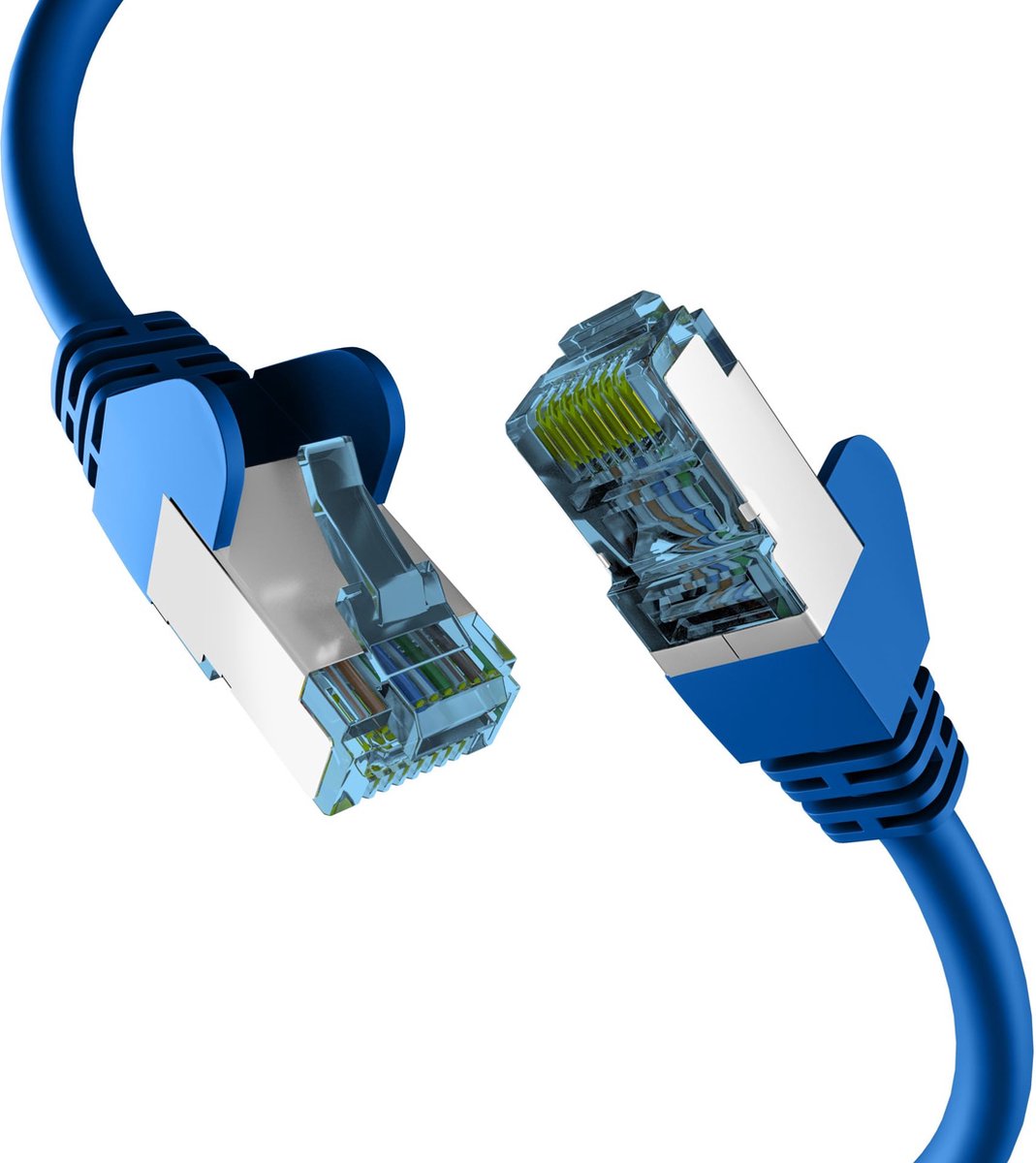 EFB-Elektronik RJ45 PATCHKABEL met CAT7 ROIKABEL BLAUW 15m