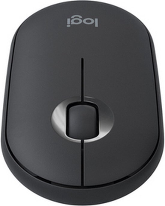 Logitech Pebble M350 - Draadloze Muis - Bluetooth - Zwart