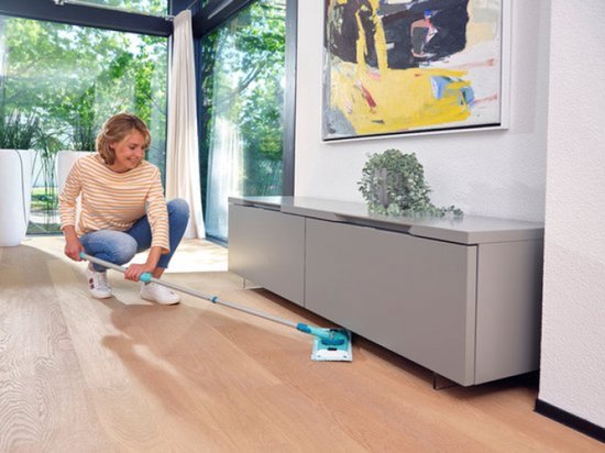 Leifheit Clean Twist M essuie-sol Ergo mobile - ensemble de vadrouille système complet avec roues - 33 cm - 6 litres
