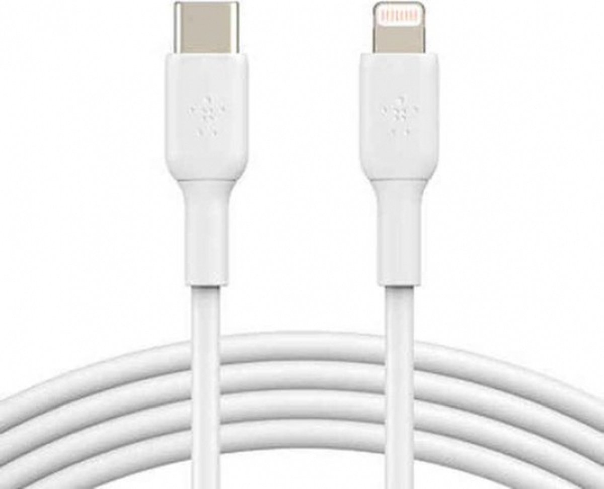Belkin Usb C naar Lightning Kabel 1m Wit