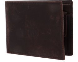 U.S. POLO ASSN. Portemonnee Tulsa Horizontal Wallet Coin with Flap Brown Bruine