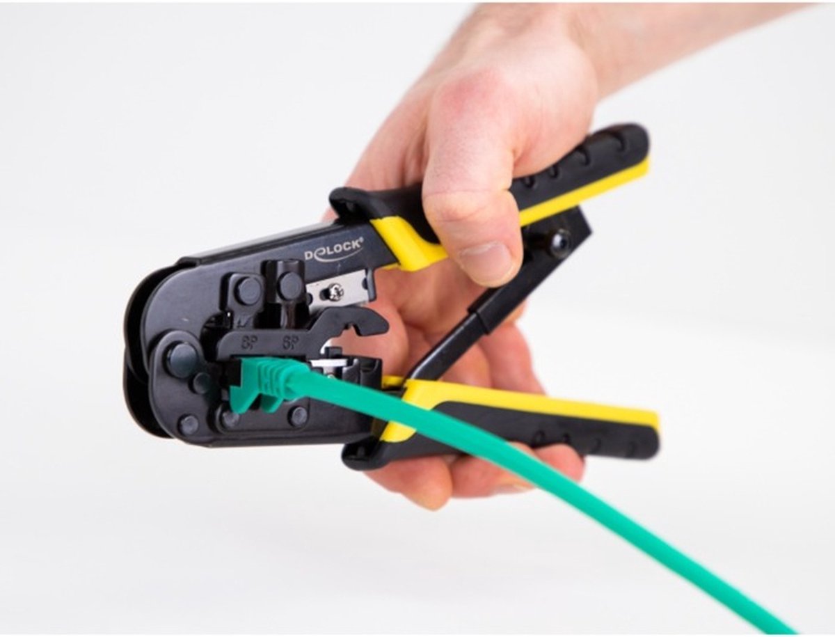 DeLOCK Universal Crimpingtool with wire stripper 90505 krimptang thumbnail 3