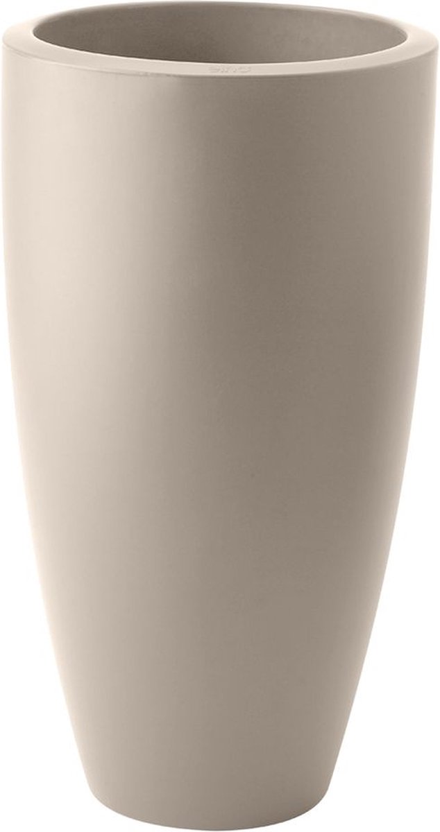 Elho June Round High 40 - Pot résistant aux UV et à la décoloration