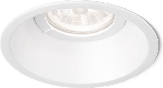 Spot Encastré LED Wever & Ducre Deep IP44 – Blanc Mat, Avec Ressorts