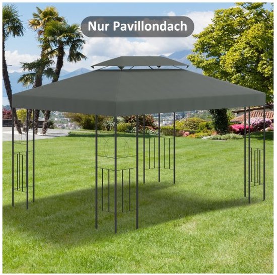 300 X 300 Cm Vierkante Parasol Vervangende Luifel Waterdichte UV Bescherming Marktparaplu Parasolonderdelen