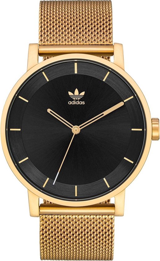 Crack pot eerlijk klep Adidas horloge District_M1 Gold / Black Sunray | bol.com