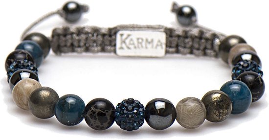 Karma Spirla Blue Legend M Armband (Lengte: 17.50-19.00 cm) -  Blauw,Meerkleurig | bol.com