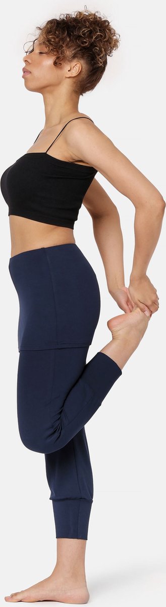 Bellivalini Dames Yogabroek - Sport - Vrijetijdsbroek - Lang - Viscose - Sportbroek - BLV-BLV50-276-YPS - Donkerblauw - XXL van Bellivalini — afbeelding 2