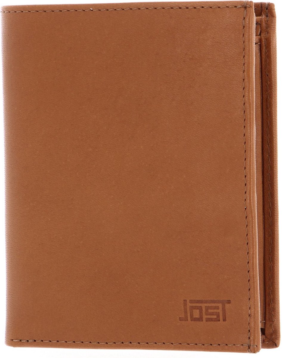 JOST Leren Portemonnee Futura Wallet Cognac Lichtbruin