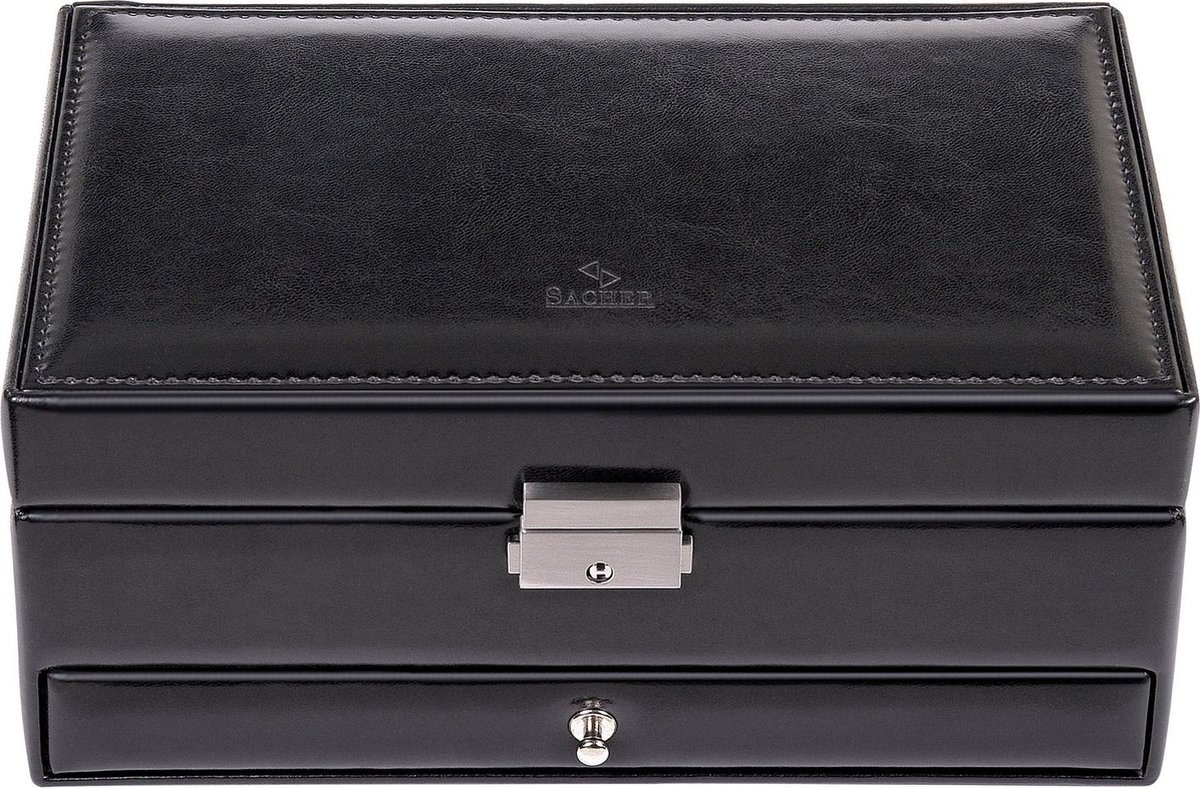 Sacher Sieradendoos New Classic Jewellery Case Helen Black Zwart