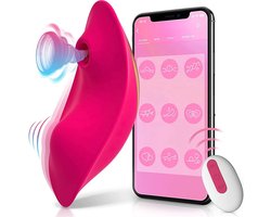 Desiredrops® - Draagbare vibrator Voor Vrouwen Slipje Clitoris Lik Stimulator App Bluetooth Afstandsbediening Vibrators Volwassenen Seksspeeltjes Vibrators voor Vrouwen - Cadeautje voor Haar - Clitoris Stimulator - Sex Toys voor haar