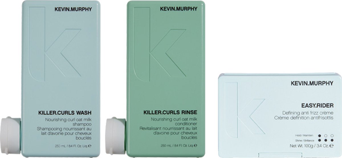 Kevin Murphy Killer.Curls.Wash 250ml + Killer.Curls.Rinse 250ml + Easy.Rider 110gr